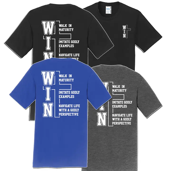 CORNERSTONE CHRISTIAN T-shirt - Short Sleeve with choice of color