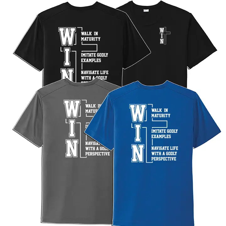 CORNERSTONE CHRISTIAN T-shirt - Short Sleeve Dri-fit with choice of color